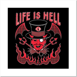 Life is hell Posters and Art